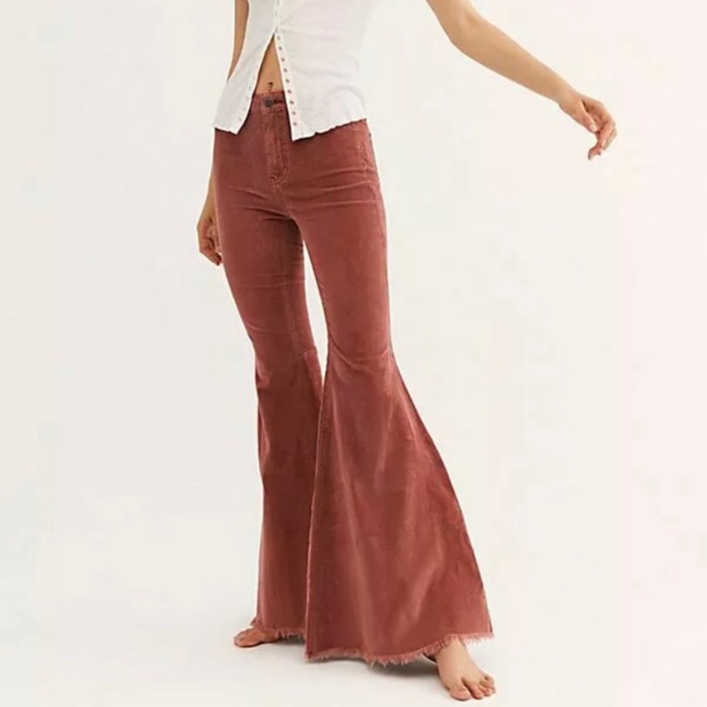 Free People Just Float On Bell Bottom Flare Jeans